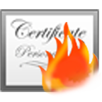 Burning Certificate
