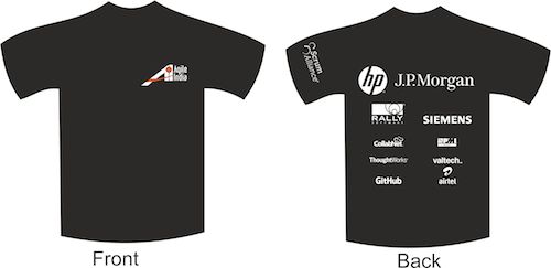 Agile India 2014 Conference T-Shirt Design